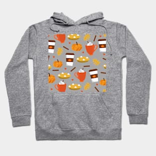 love pumpkin spice grey gray Hoodie